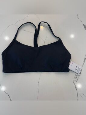 Lululemon Flow Y Bra A/B Bra *Evolve Black Sz Medium NWT